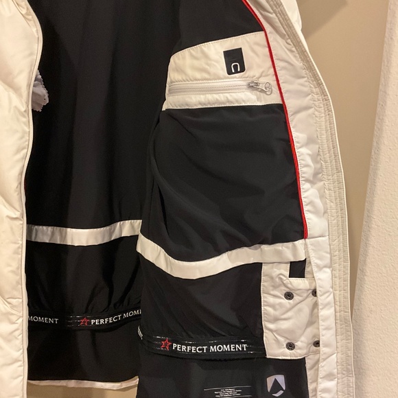 PERFECT MOMENT Apres Duvet Down Coat Ski Snowboard Winter Jacket Large - Picture 7 of 11
